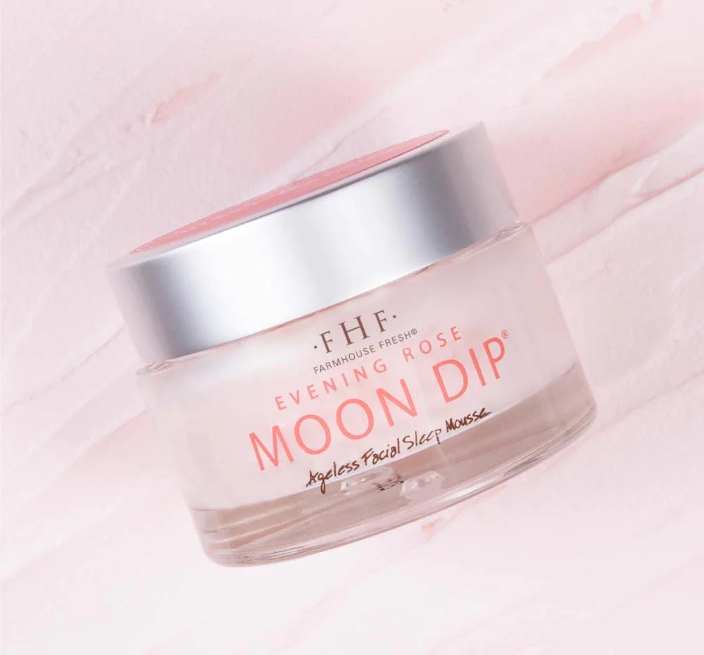 Evening Rose Moon Dip® Ageless Facial Sleep Mousse with Peptides + Retinol - Johnson and Co. General Store
