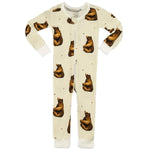 MILKBARN | Bamboo Zipper Pajama | Honey Bear - Clothing - Johnson and Co. General Store