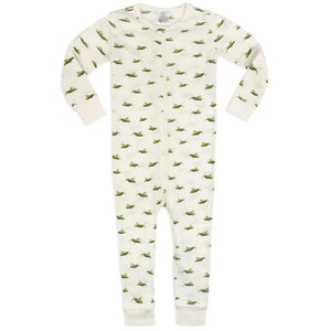 MILKBARN | Organic Cotton Zipper Pajama | Grasshopper - Clothing - Johnson and Co. General Store