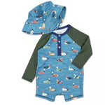 Mud Pie | Swimwear | Ducks Swimsuit and Bucket Hat - Clothing - Johnson and Co. General Store