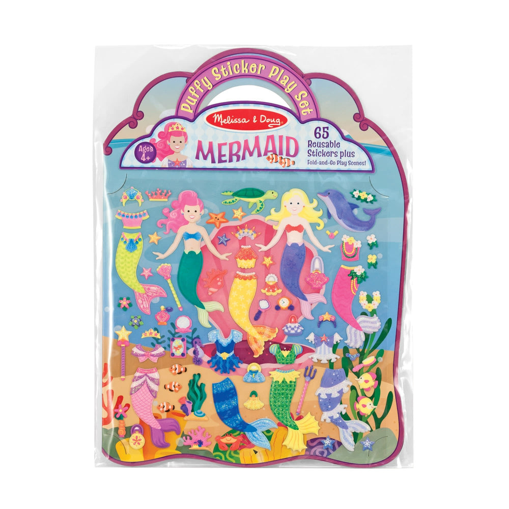 Puffy Stickers - Mermaid - Johnson and Co. General Store