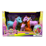 Wonder Pony Land - Horse Family Set - Blue & Purple - Johnson and Co. General Store