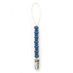 Bella Tunno | Pacifier Clip | Beaded Navy - Johnson and Co. General Store