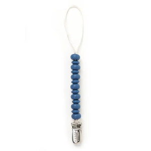 Bella Tunno | Pacifier Clip | Beaded Navy - Johnson and Co. General Store