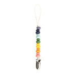 Bella Tunno | Pacifier Clip | Beaded Rainbow Multi - Johnson and Co. General Store