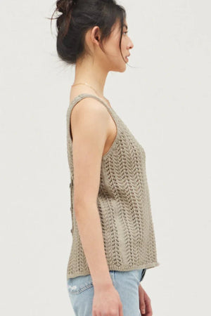 Grade and Gather | Top | Crochet Tank - Clothing - Johnson and Co. General Store