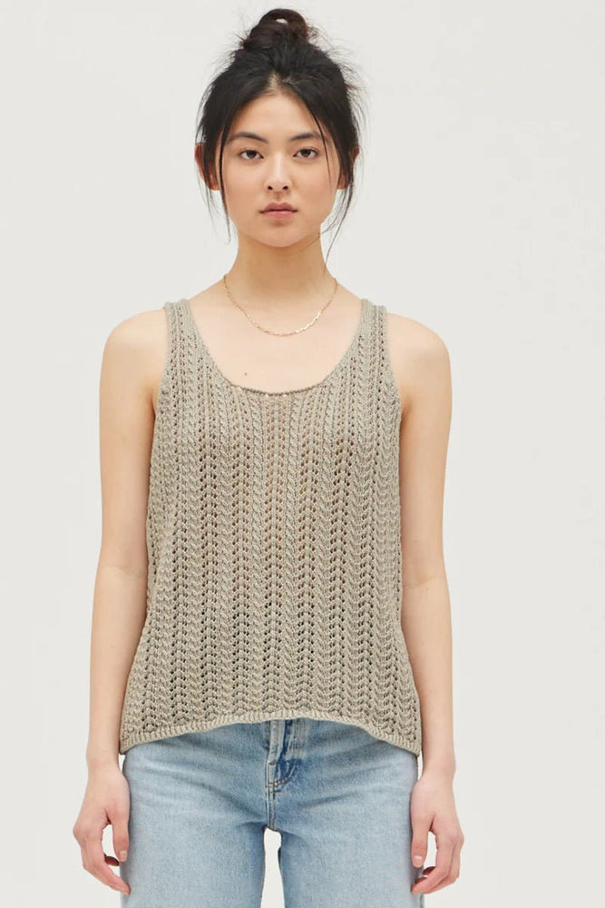 Grade and Gather | Top | Crochet Tank - Clothing - Johnson and Co. General Store