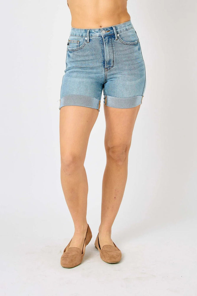 Judy Blue | Denim Shorts | HW Tummy Control - Clothing - Johnson and Co. General Store