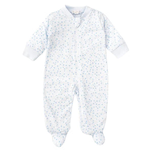 Kissy Kissy | Footed Pajamas | Kissy Superstars Blue - Johnson and Co. General Store