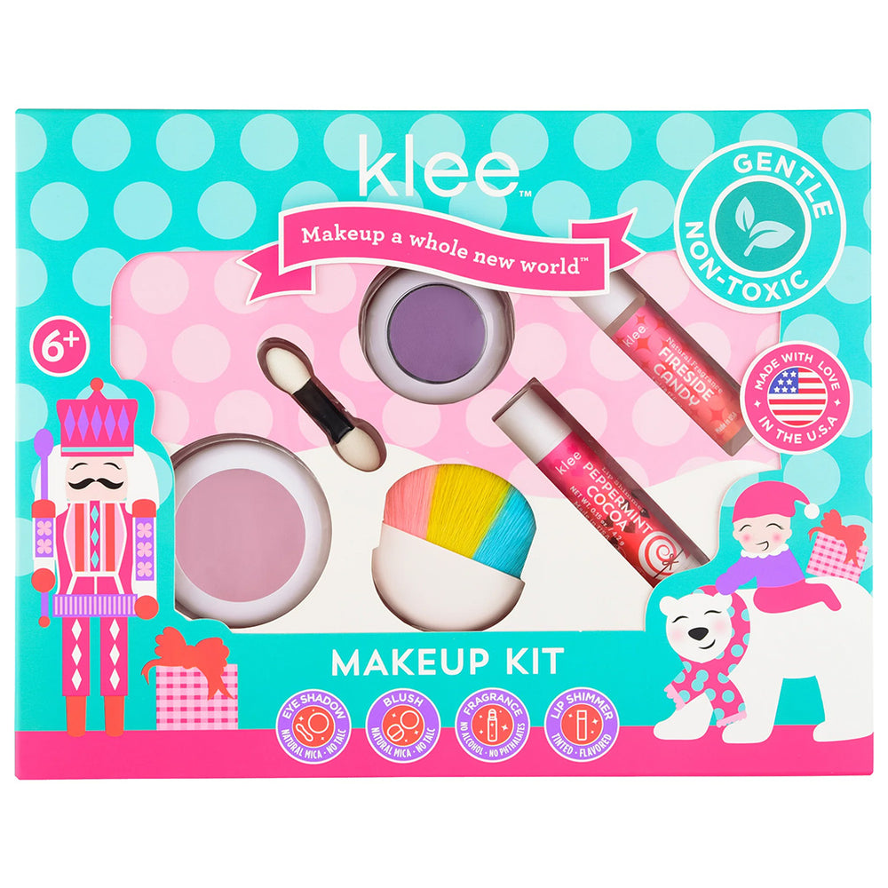 
            
                Load image into Gallery viewer, REINDEER COVE - HOLIDAY 6PC NATURAL MAKEUP STARTER KIT by Klee Kids
            
        