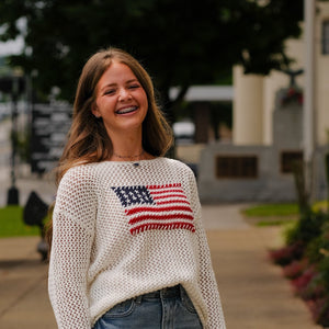 Wishlist | American Flag Sweater - Johnson and Co. General Store