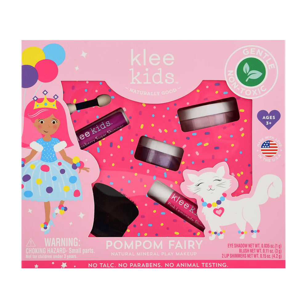 
            
                Load image into Gallery viewer, Pom Pom Fairy - Klee Kids Natural Mineral Play Makeup Kit
            
        