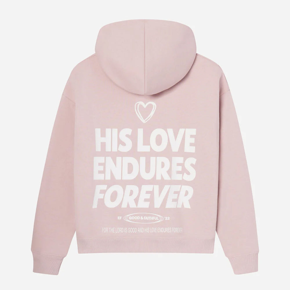 Elevated Faith |Unisex Hoodie | His love endures forever - Faith Based Hoodie - Johnson and Co. General Store