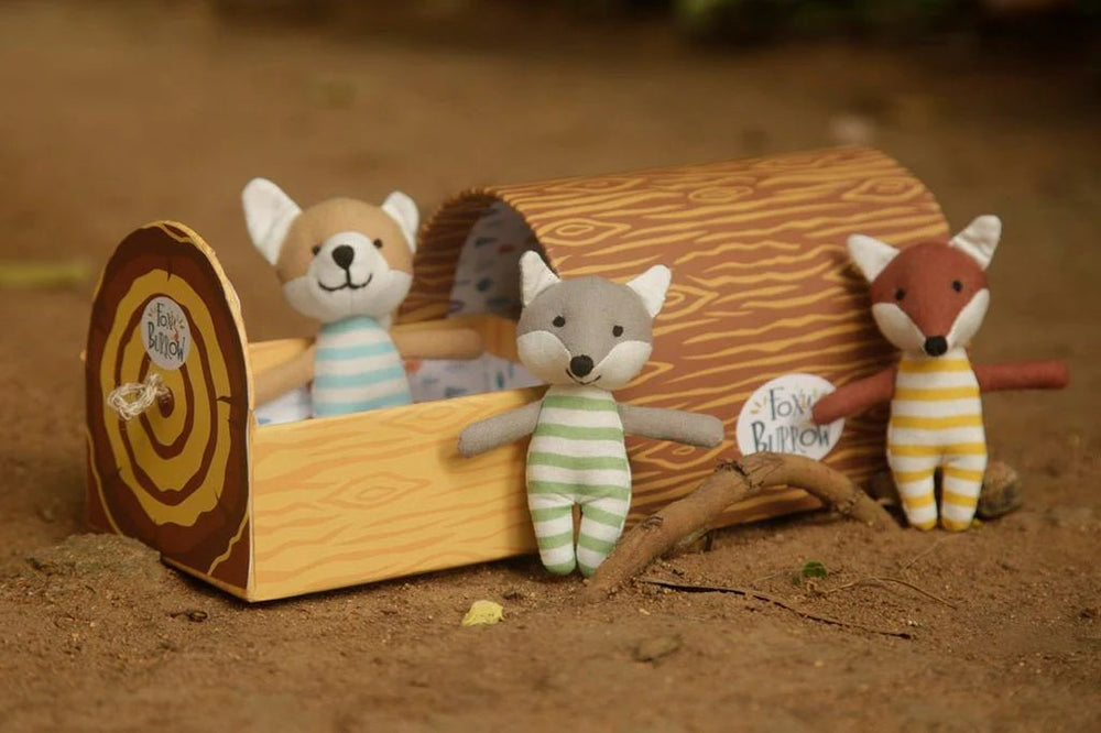 Foxy Burrow | Baby Pups | 3 Pack Set - Johnson and Co. General Store
