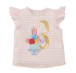 Mud Pie | Birthday | Girl's 3rd Birthday Shirt - Johnson and Co. General Store