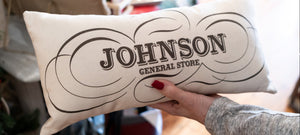 Johnson General Store Pillow - decor - Johnson and Co. General Store