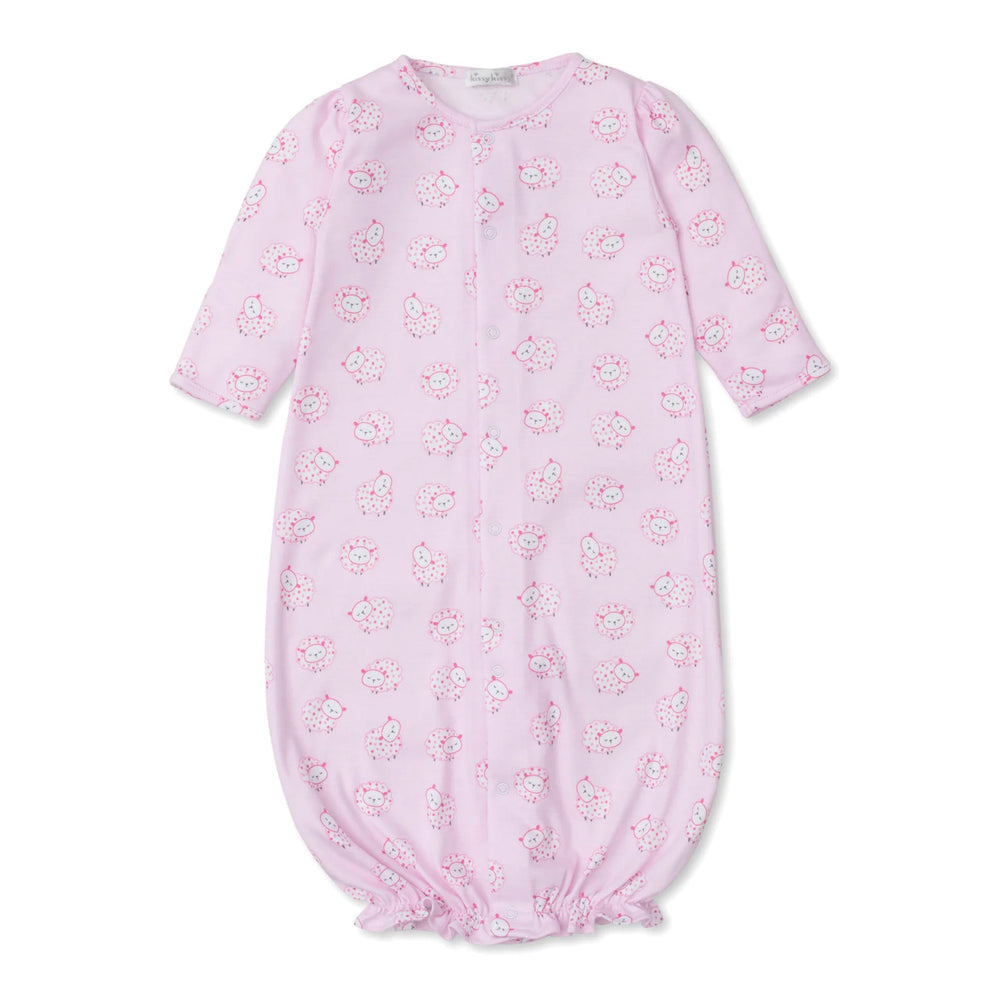 Kissy Kissy | Convertible Gown | Fleecy Sheep Pink - Johnson and Co. General Store