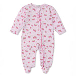 Kissy Kissy | Zip Footie | Strawberry Essence - Clothing - Johnson and Co. General Store