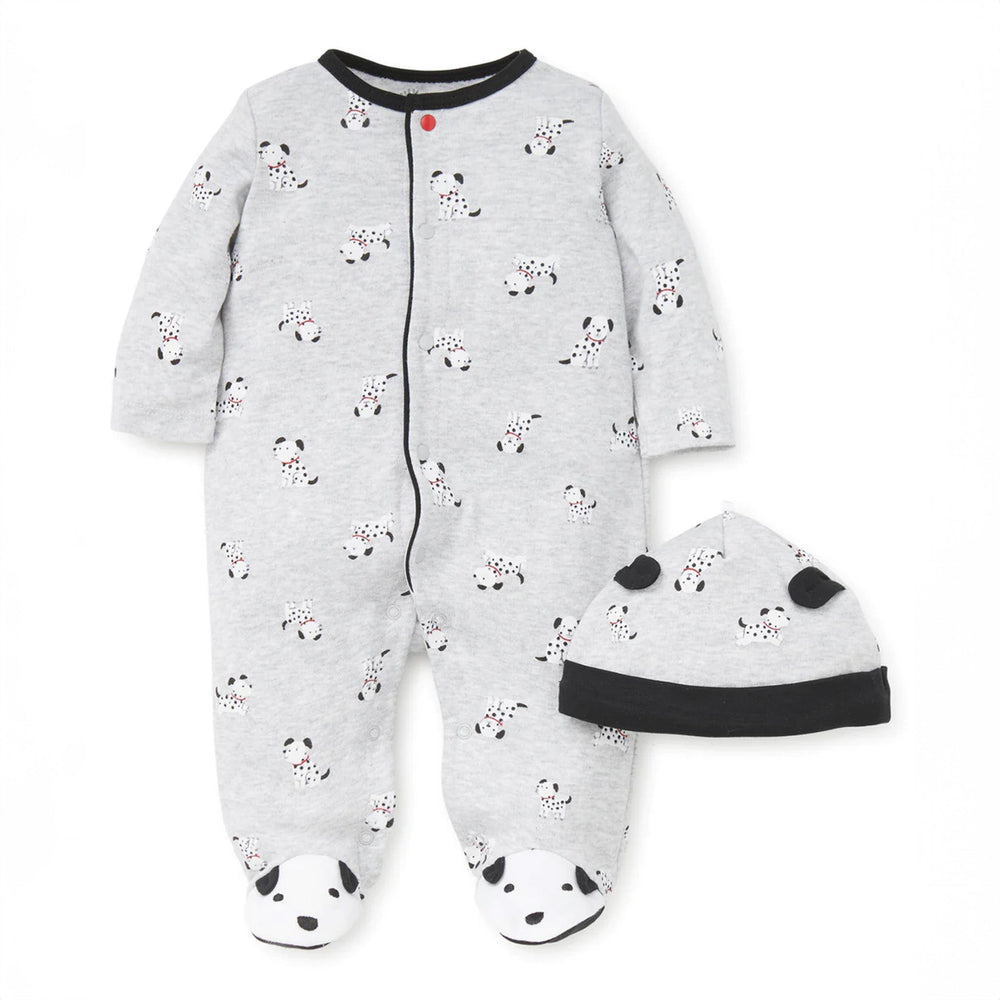 Little Me | Footed One-Piece | Dalmation - Clothing - Johnson and Co. General Store