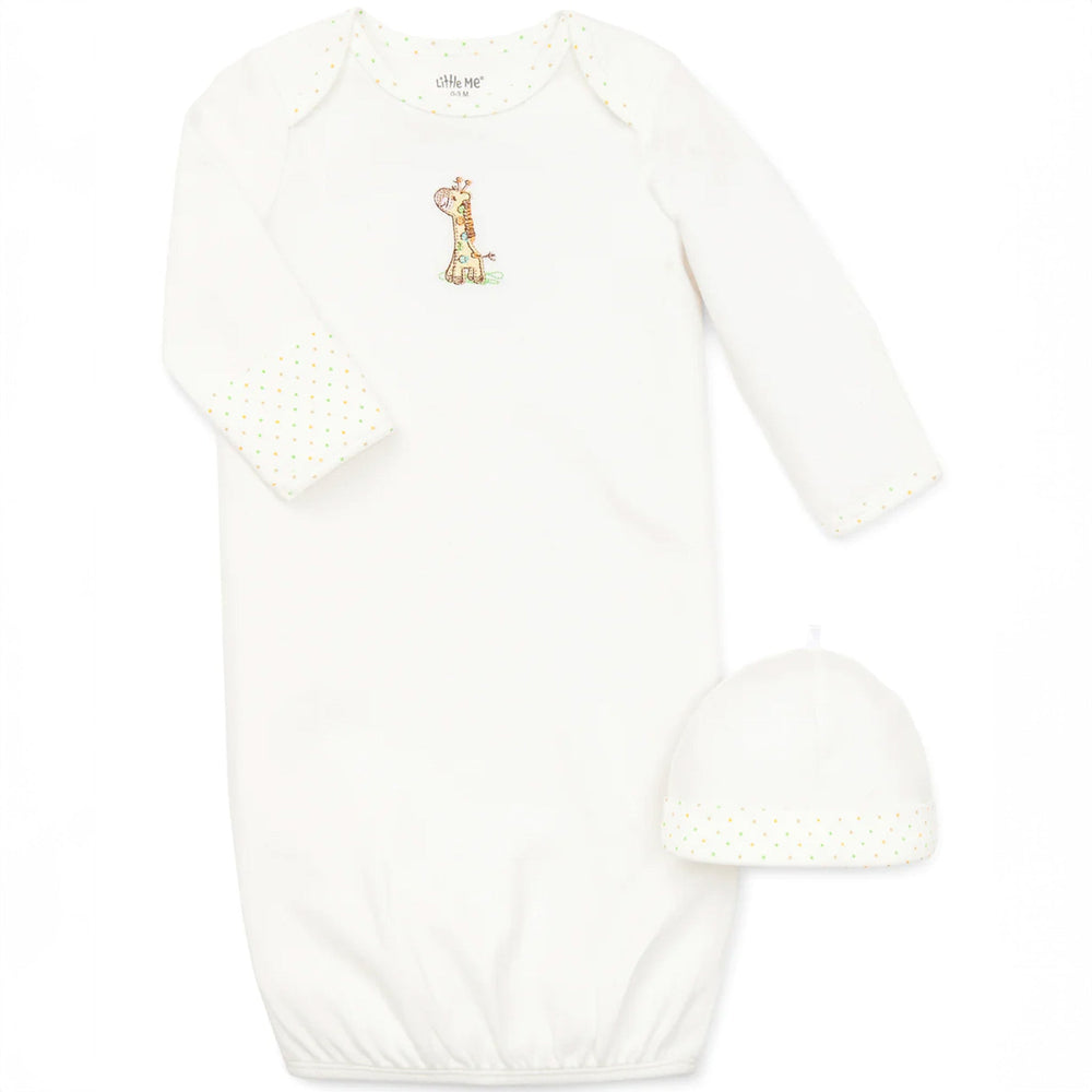 Little Me | Sleeper Gown | Giraffe - Clothing - Johnson and Co. General Store