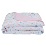 Living Textiles Botanical Organic Cotton Muslin Stroller Blanket - Johnson and Co. General Store