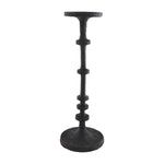 Medium Black Metal Textured Candle Stick - Johnson and Co. General Store