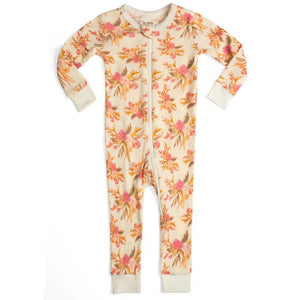 MILKBARN | Organic Cotton Zipper Pajama | Vintage Floral - Clothing - Johnson and Co. General Store