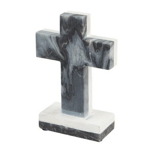 Mud Pie | Marble Wood Cross - Easter - Johnson and Co. General Store