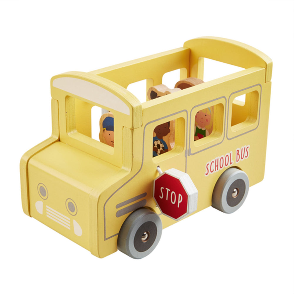 Mud Pie | Wood School Bus - toy - Johnson and Co. General Store