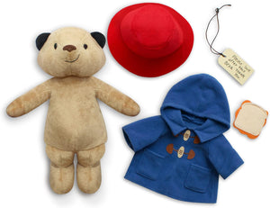 Paddington Bear Collection/Classic Seated Paddington Bear Soft Stuffed Plush Toy- 12" H - toy - Johnson and Co. General Store