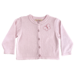 Petit Ami | Knit Cardigan | Pink Butterfly - Clothing - Johnson and Co. General Store