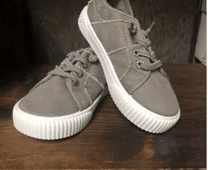 Wolf Gray Smoked Canvas Fruit Sneaker - Kids - Johnson and Co. General Store